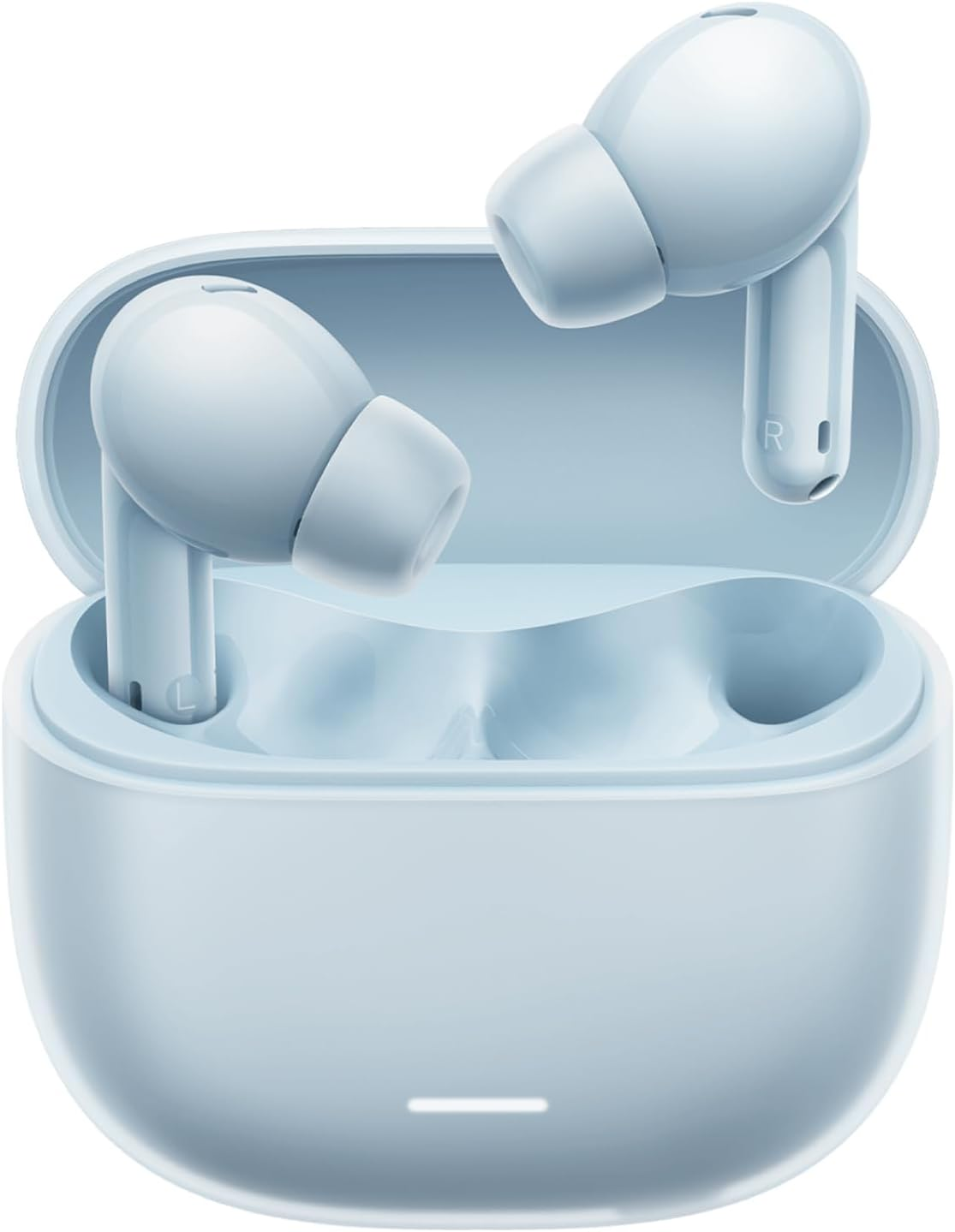 Xiaomi Redmi Buds 6 Lite Hybrid ANC Wireless Earbuds, Active Noise Cancellation up to 40 Db, 38 Hours Music Playback, Custom EQ Mode, Google Fast Pair Compatible, Fast Charging, Blue