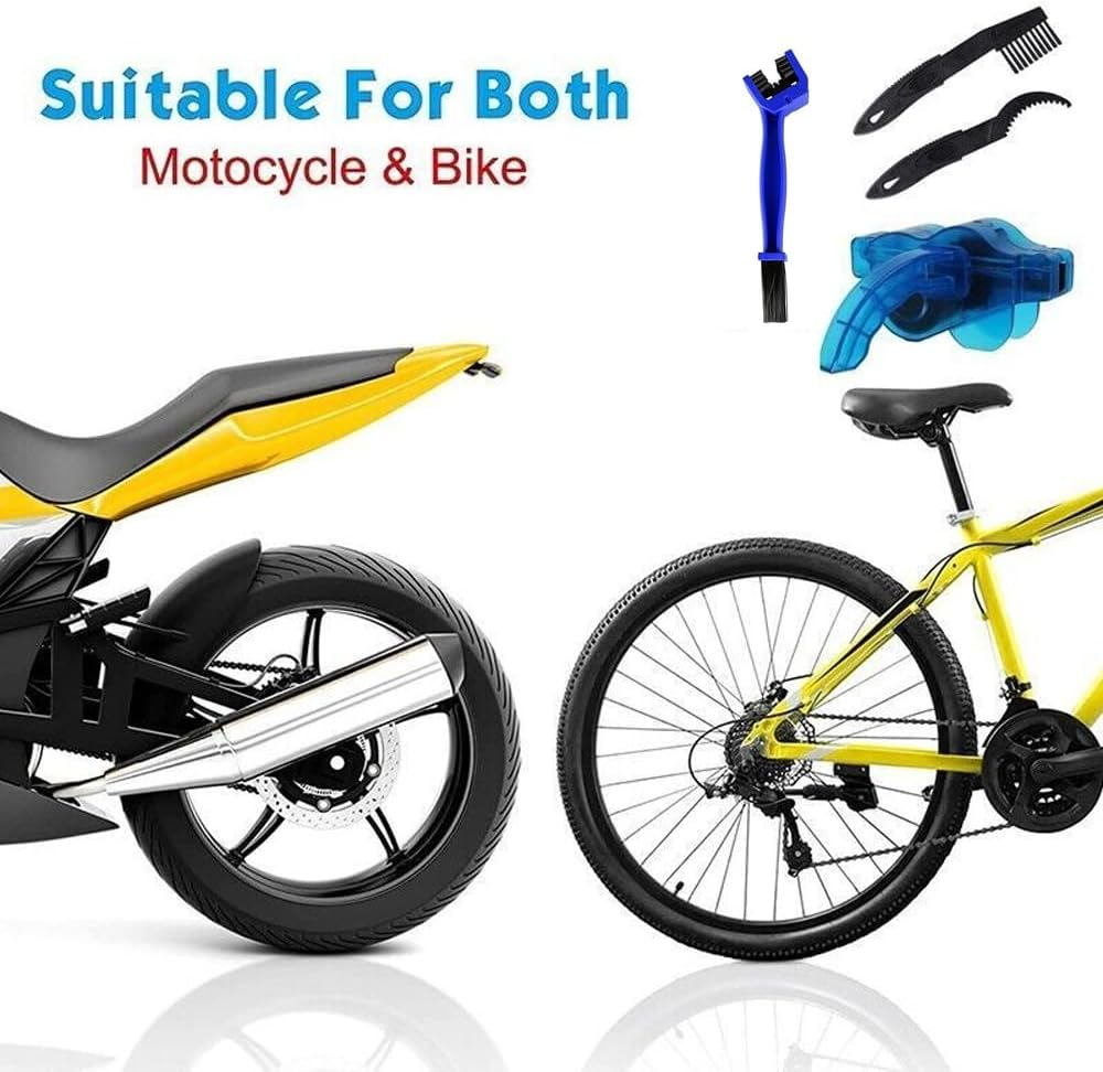 New Bicycle Chain Cleaner Bike Wash Tool Cycling Scrubber Cleaning Brushes Wheel - Universal Fit for Multi & Single-Speed Bikes image number 5