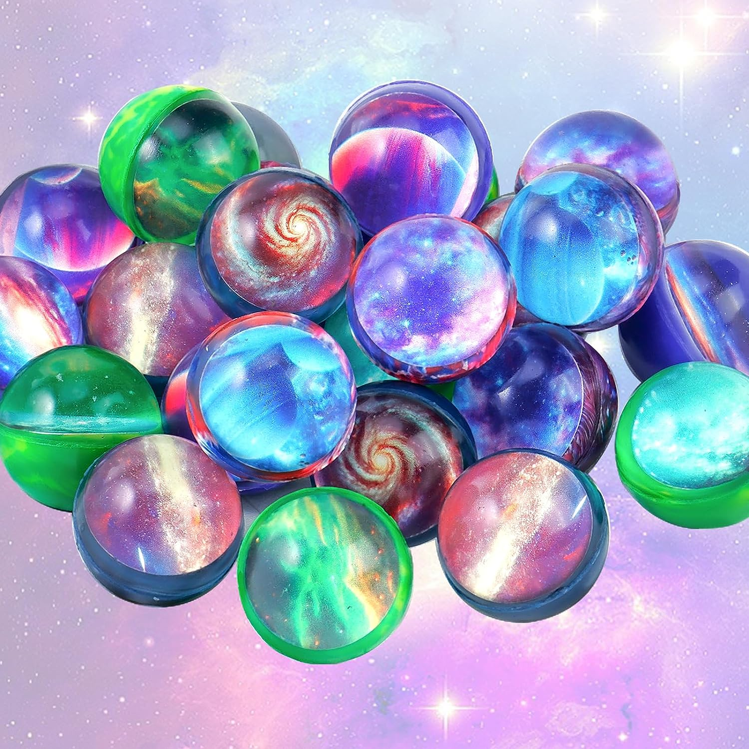 Pllieay Bouncy Balls, 32Mm Bounce Balls for Kids Party Favors, Gift Bag Filling image number 4