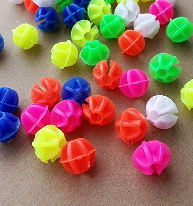 72Pcs Bike Bicycle Wheel Plastic Spoke Bead Children Kids Clip Colored Decor