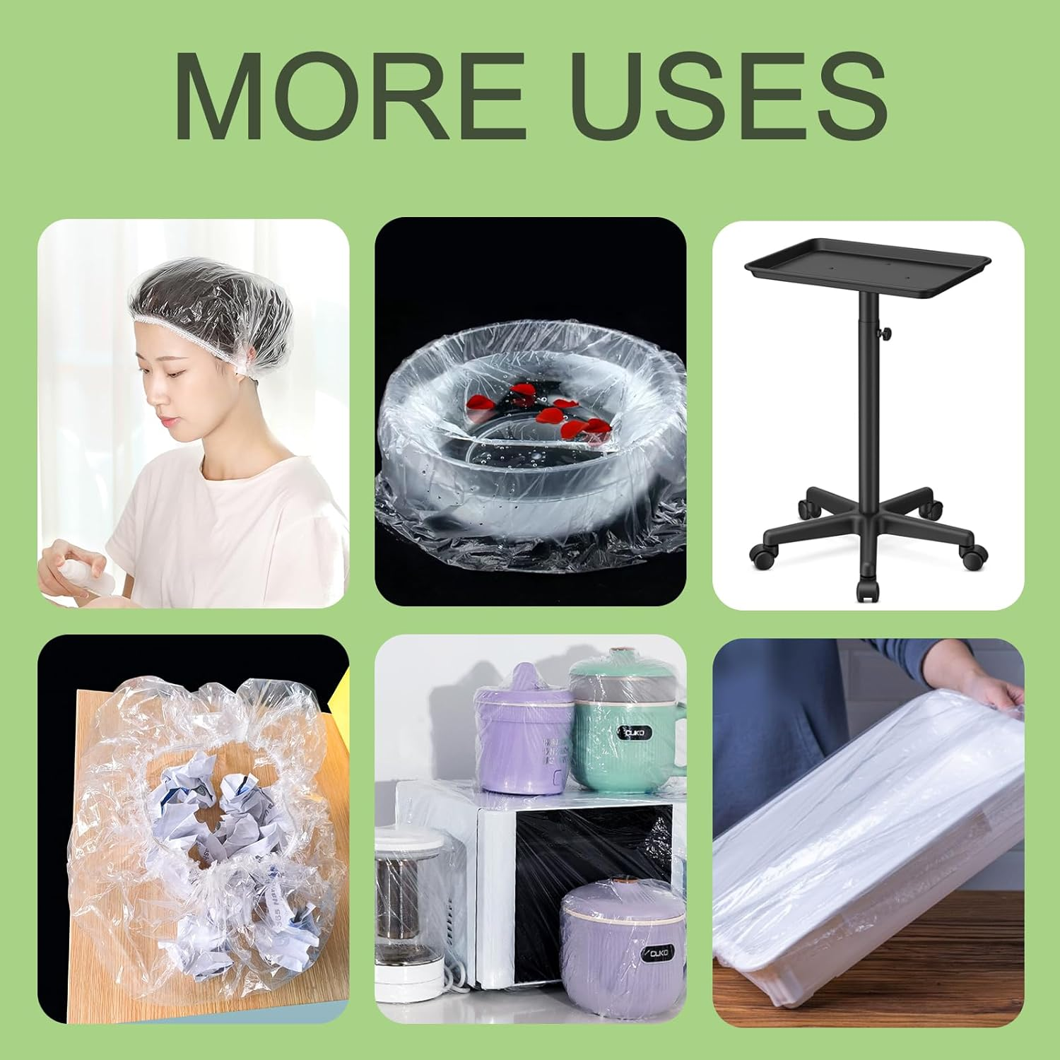 Disposable Arm Rest Tray Liner, Stand Cover with Elastic, Easy to Use for Most Tattoo Trays (11In*12.6In, Week Length 41In) image number 2