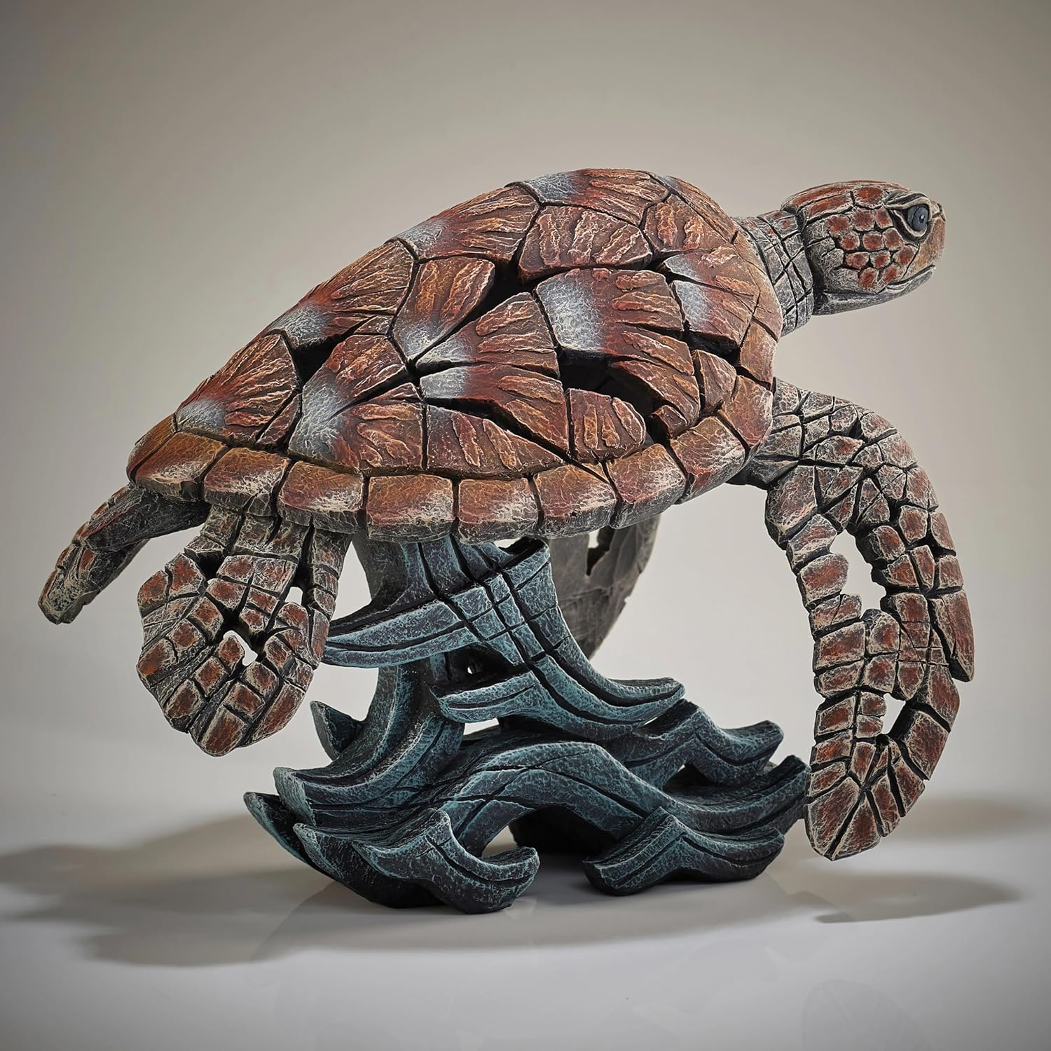 Edge Sculpture Sea Turtle Figure Stone Resin Garden & Home Decor