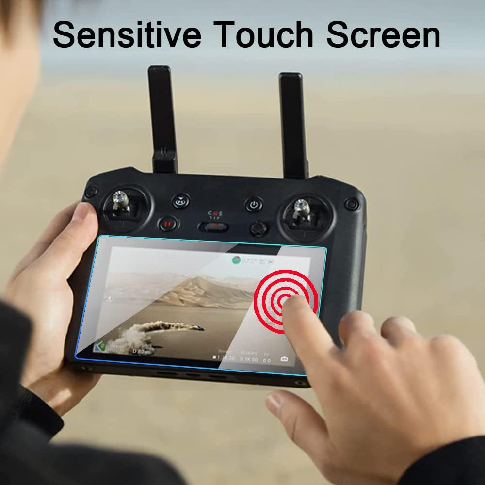 Screen Protector Compatible for DJI RC Pro Controller, FANZR 0.3Mm 9H Hardness Anti-Scratch Tempered Glass (3 Pack) image number 3