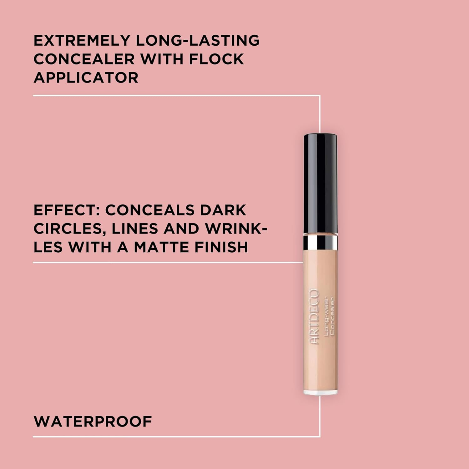 ARTDECO, Long-Wear Concealer Waterproof Long Lasting Liquid Concealer 1 X 7 Ml - 10 - Soft Apricot image number 5