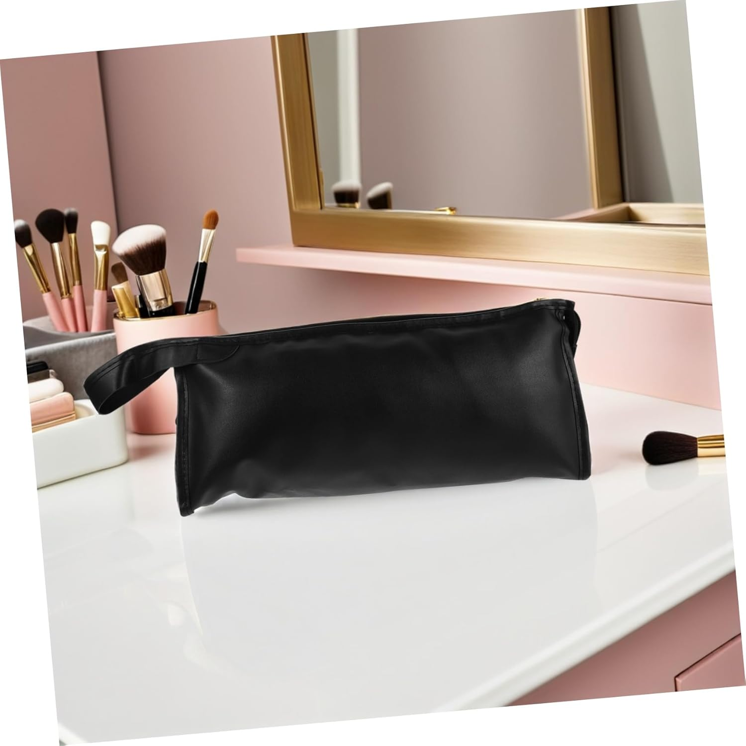 Baluue Hair Dryer Storage Bag Heatproof Protective Case for Curling Tools Travel Organizer Lightweight Bag for Styling Accessories Blow Dryer Holder Case image number 4