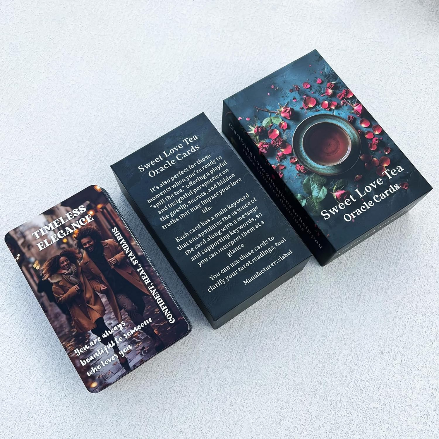 Sweet Love Tea Soulmates Oracle Deck - Romance Love Tarot Cards for Life Relationships, Beginners image number 6