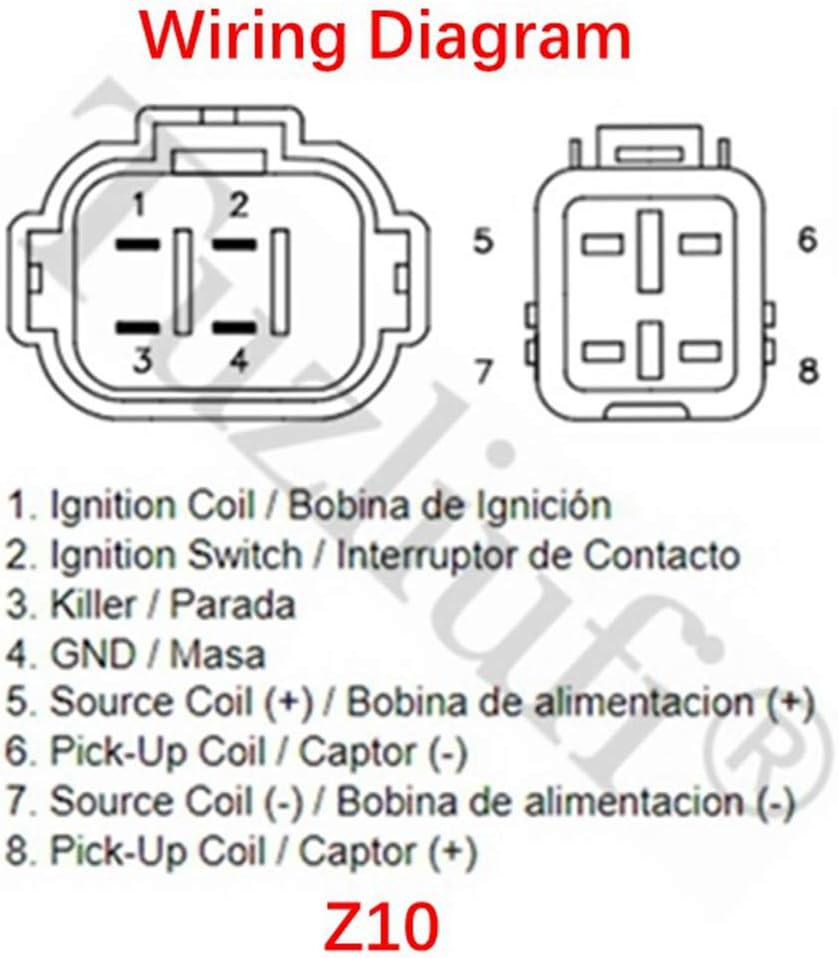 Replace CDI Box Module Yamaha Banshee 350 Yfz350 1997 1998 1999 2000 2001 2002 2003 2004 2005 2006 ATV Replace 3GG-85540-10-00 3GG855401000 New Z10 image number 4