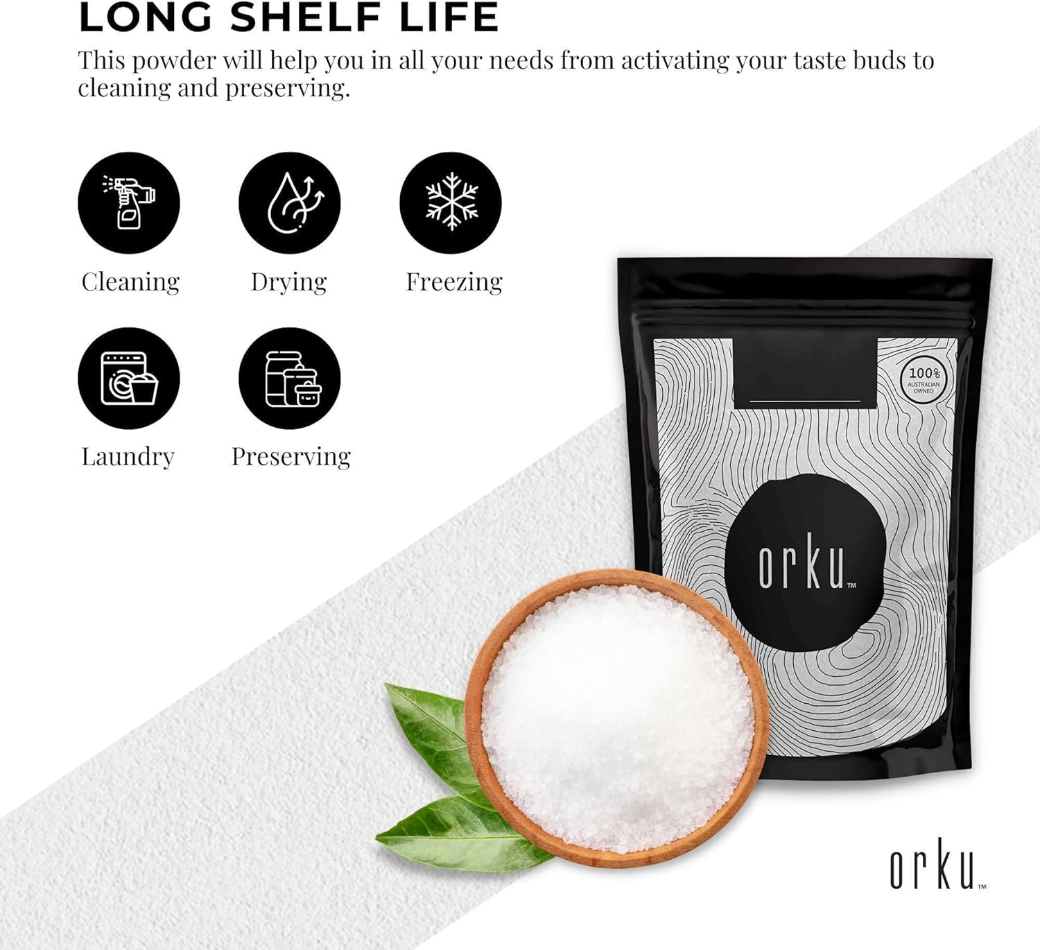 200G Citric Acid Powder - Food Grade Anhydrous GMO Free Preservative C6H807 image number 3