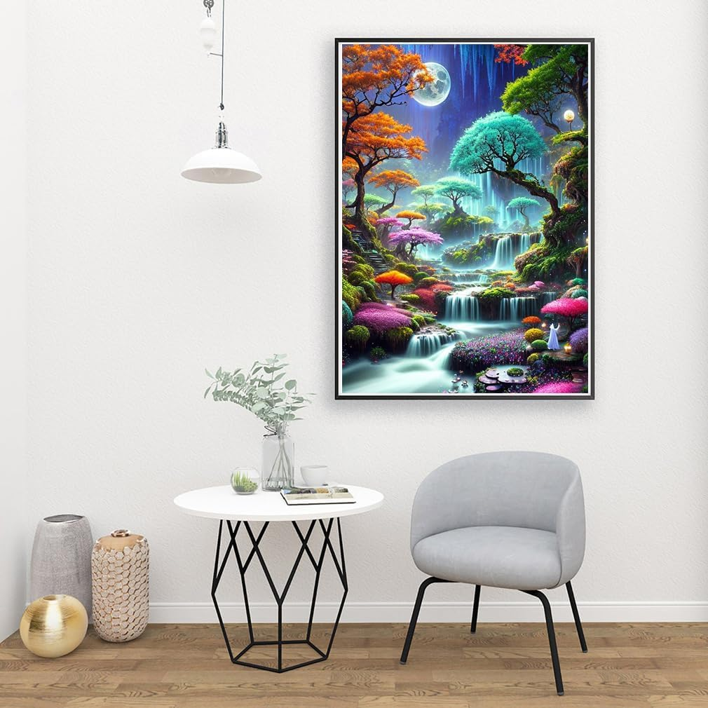 Paint by Numbers,Paint by Numbers for Adults and Beginner, DIY Acrylic Painting Kits on Canvas Paint by Number Landscape Oil Painting for Home Wall Decor16X20Inch image number 6