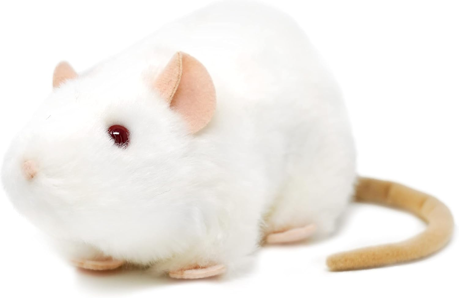 Wylie the White Rat - 7 Inch Stuffed Animal Plush image number 3