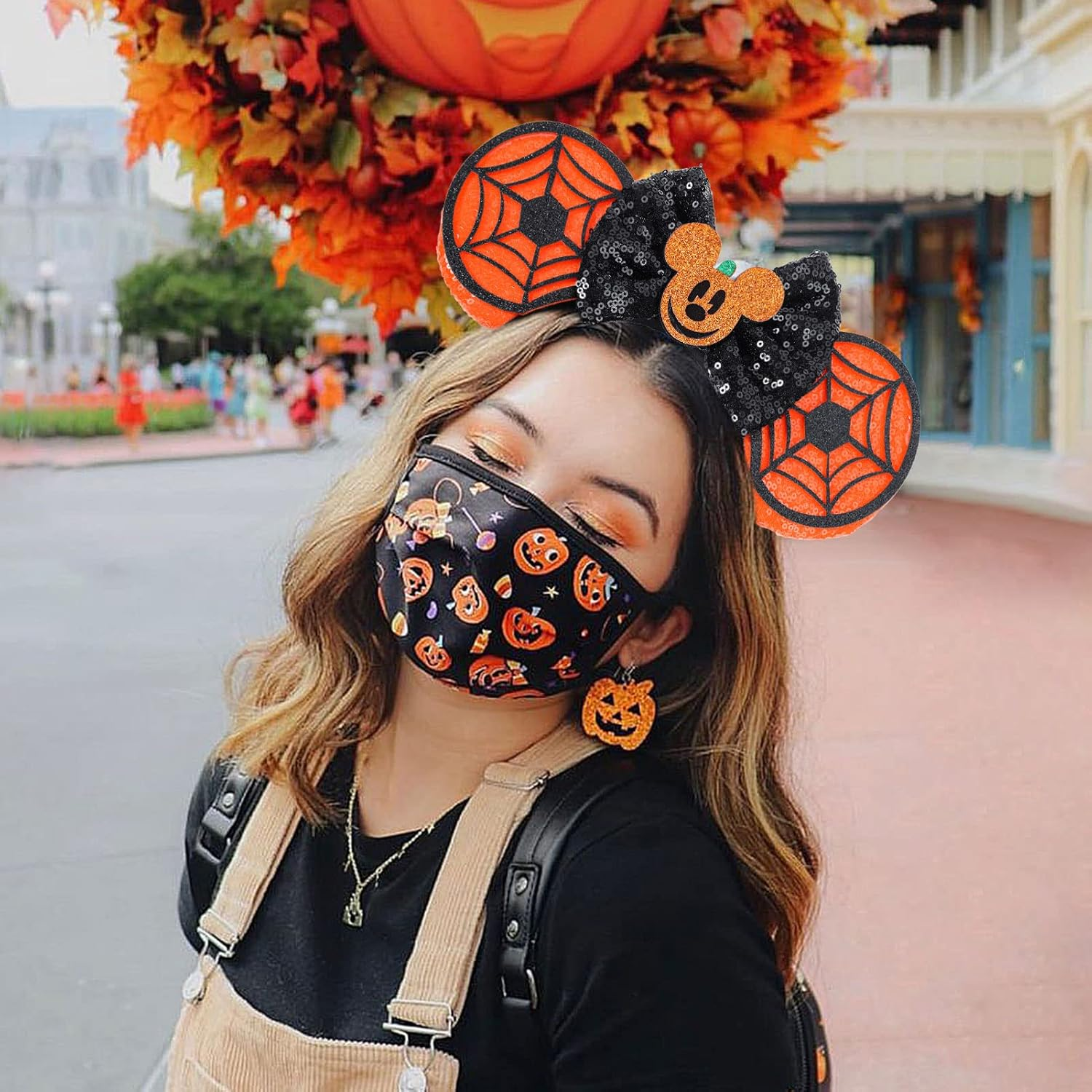 ETLUK Mouse Ears Headbands, 2 PCS Bow Headband, Classic Shiny Bow Cute Headbands for Women, Girls image number 3