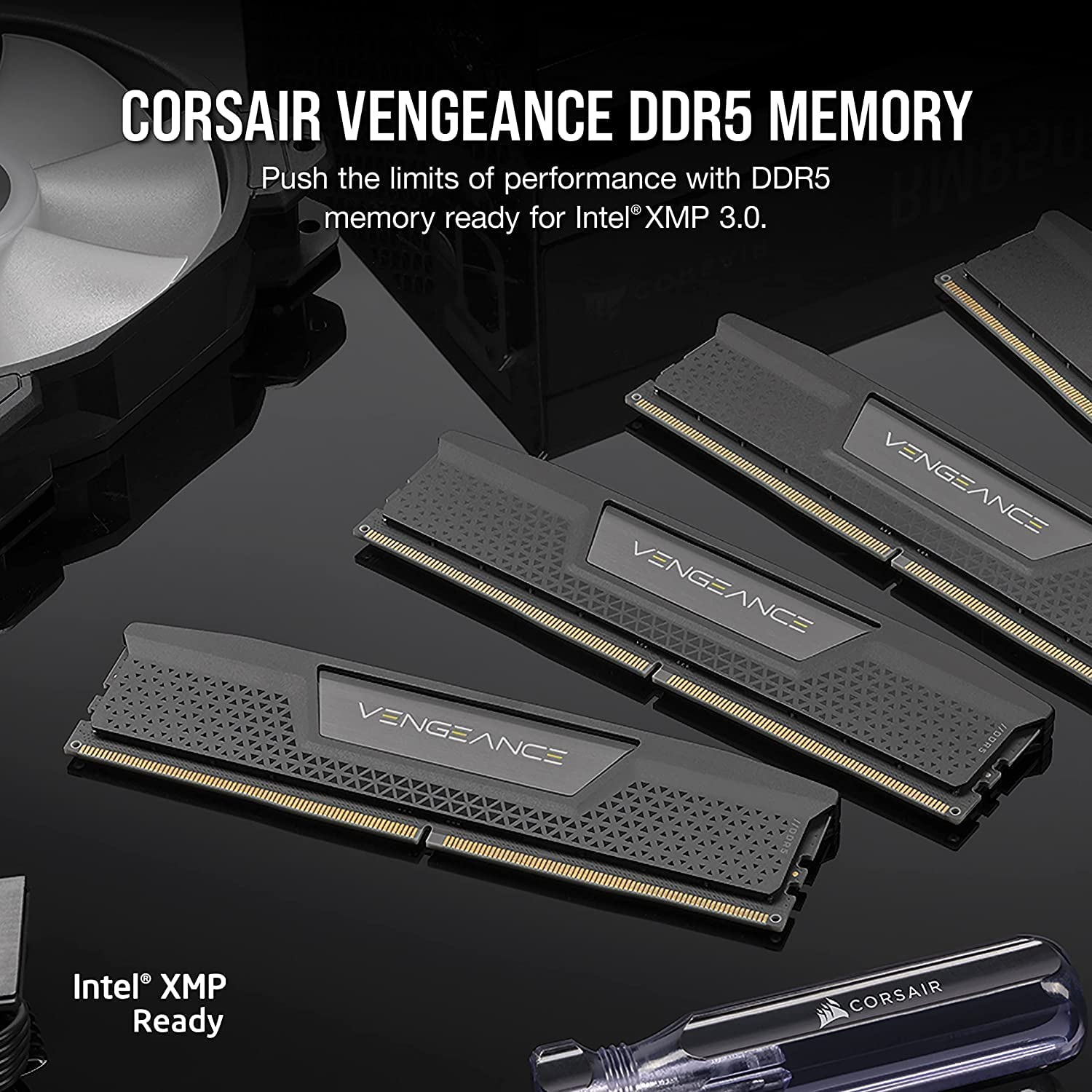 CORSAIR Vengeance DDR5 48GB (2X24Gb) DDR5 6000 (PC5-48000) CL36 1.4V Intel XMP Memory - Black image number 4