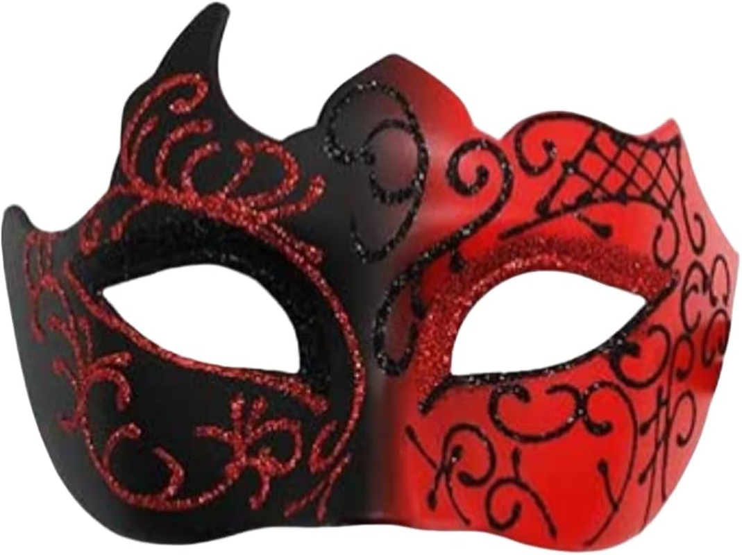 Masquerade Mask for Women Men Mask for Halloween Eye Mask for Party Prom Ball Bar Costume image number 3