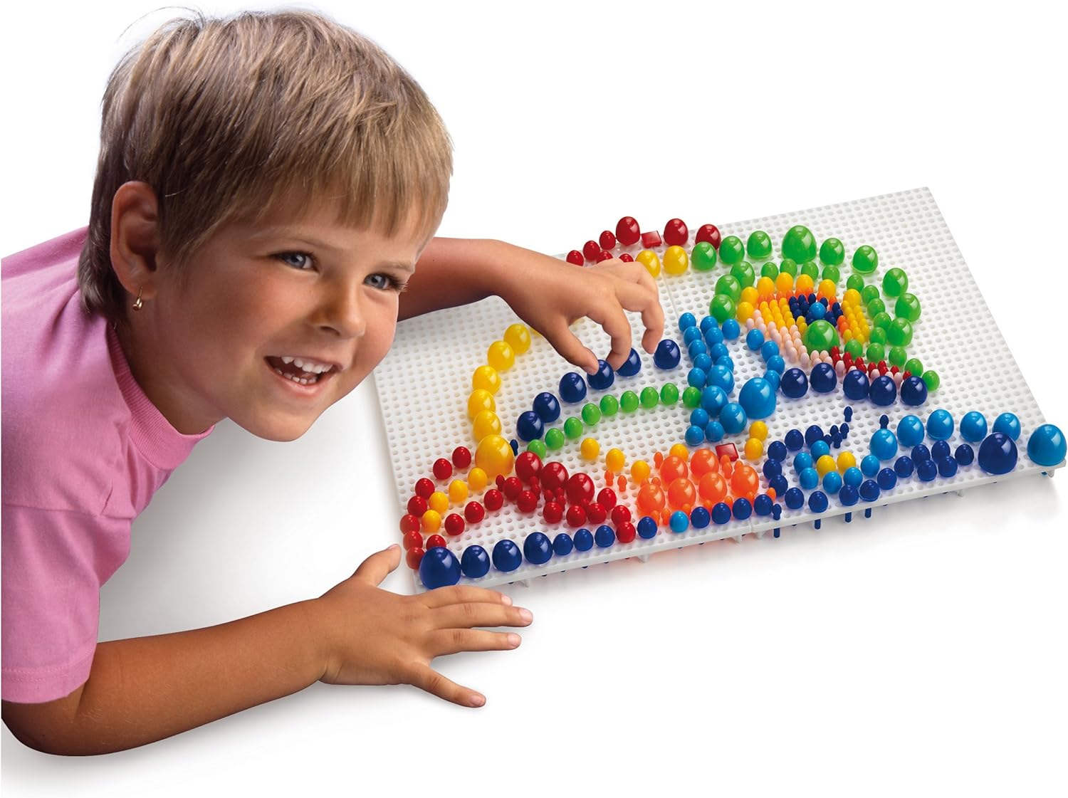 QUERCETTI 0880 Quercetti-0880 Fantacolor Modular 4-Kids' Mosaic Kits-Steam Toy