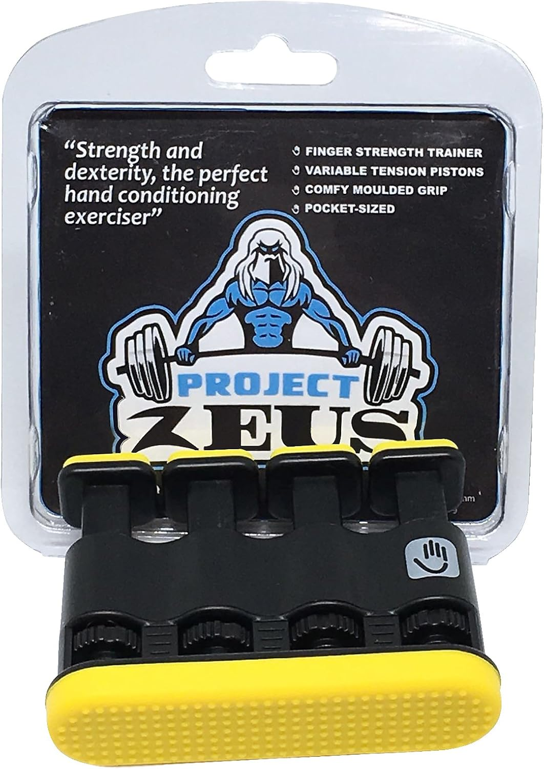 THE FINGER BLITZER - Adjustable Finger Strength Trainer and Grip Exerciser &ndash; the Ultimate Lower Resistance Hand Conditioning Rehab and Therapy Device, Practice Aid and Instrument Warm-Up Tool