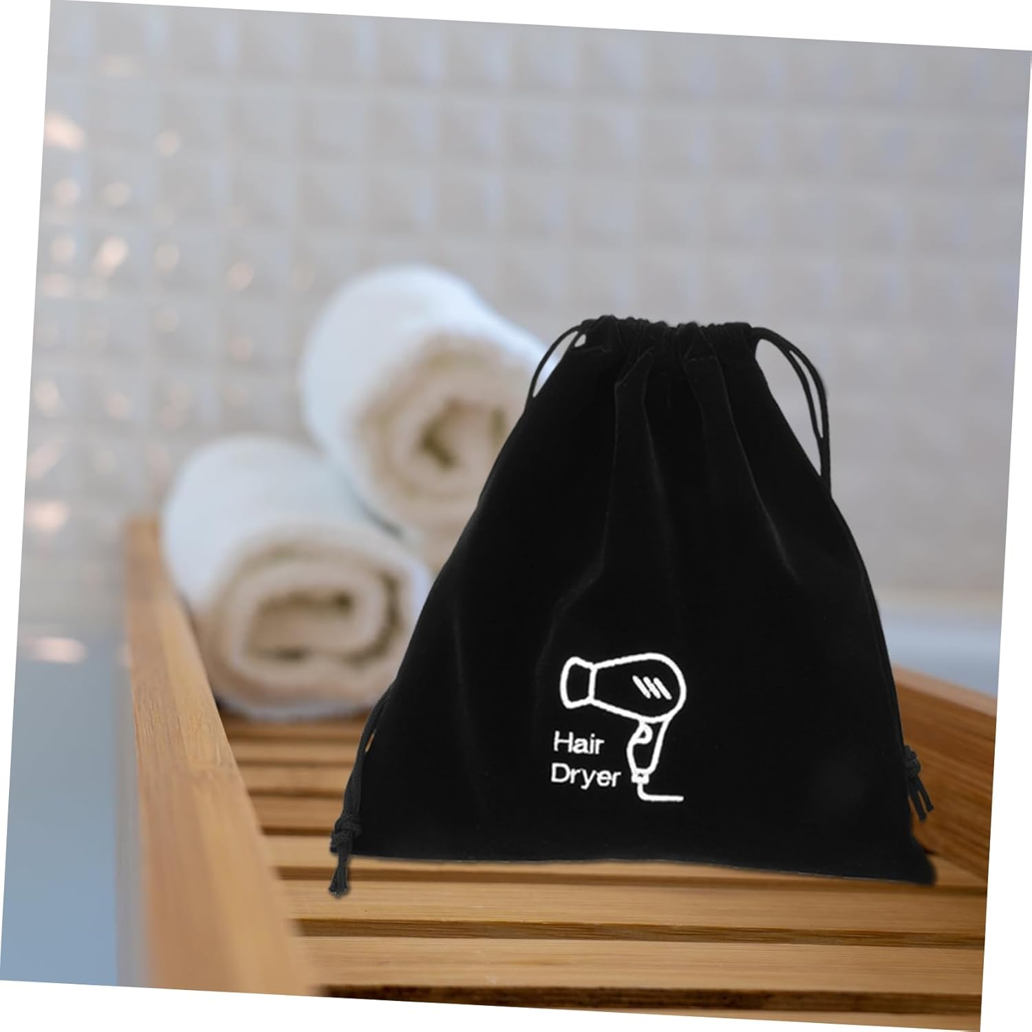 8Pcs Hair Dryer Pouch Storage Bag Multifunctional for Travel Organizer Practical Household Product image number 2