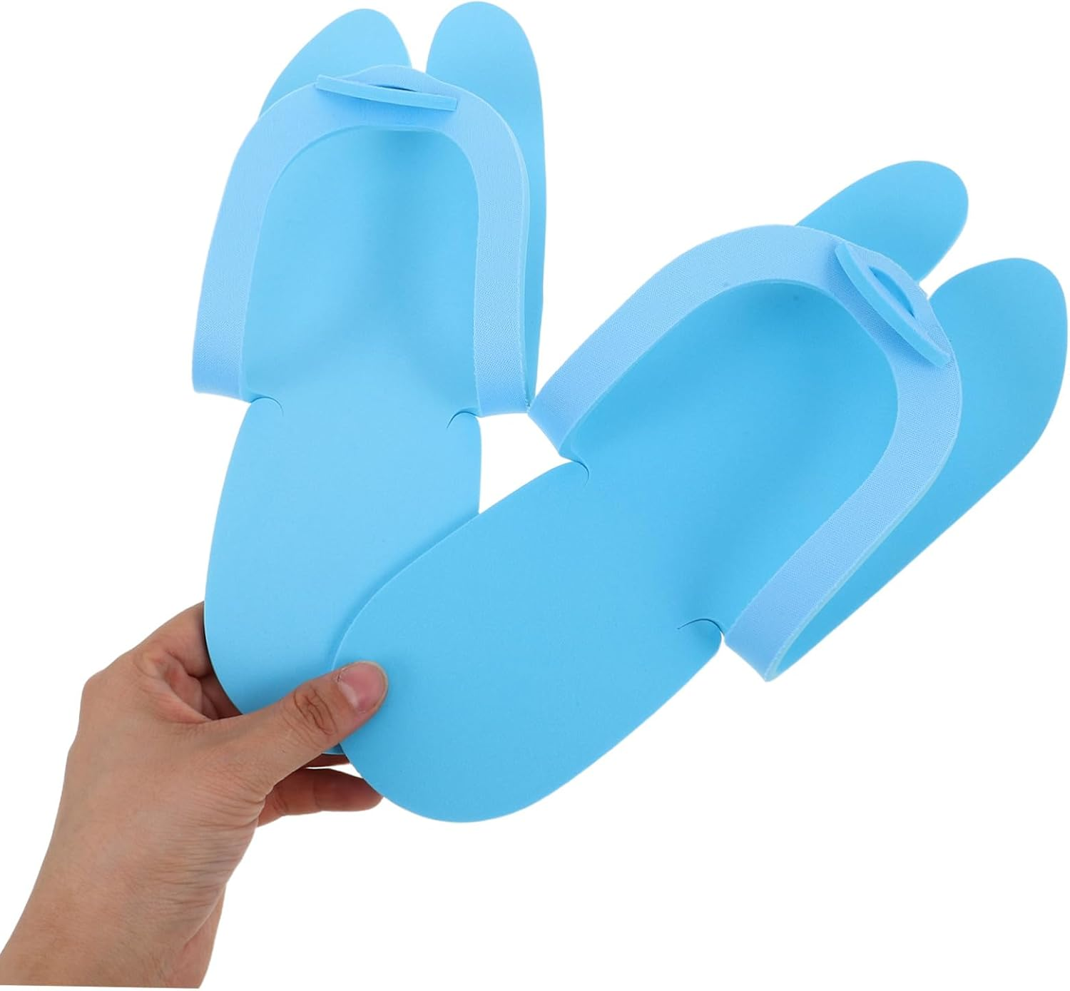 FOMIYES 8Pairs Disposable Slippers for Hotel Spa Bathing Eva Non-Slip Women Travel Guests Home Use image number 3