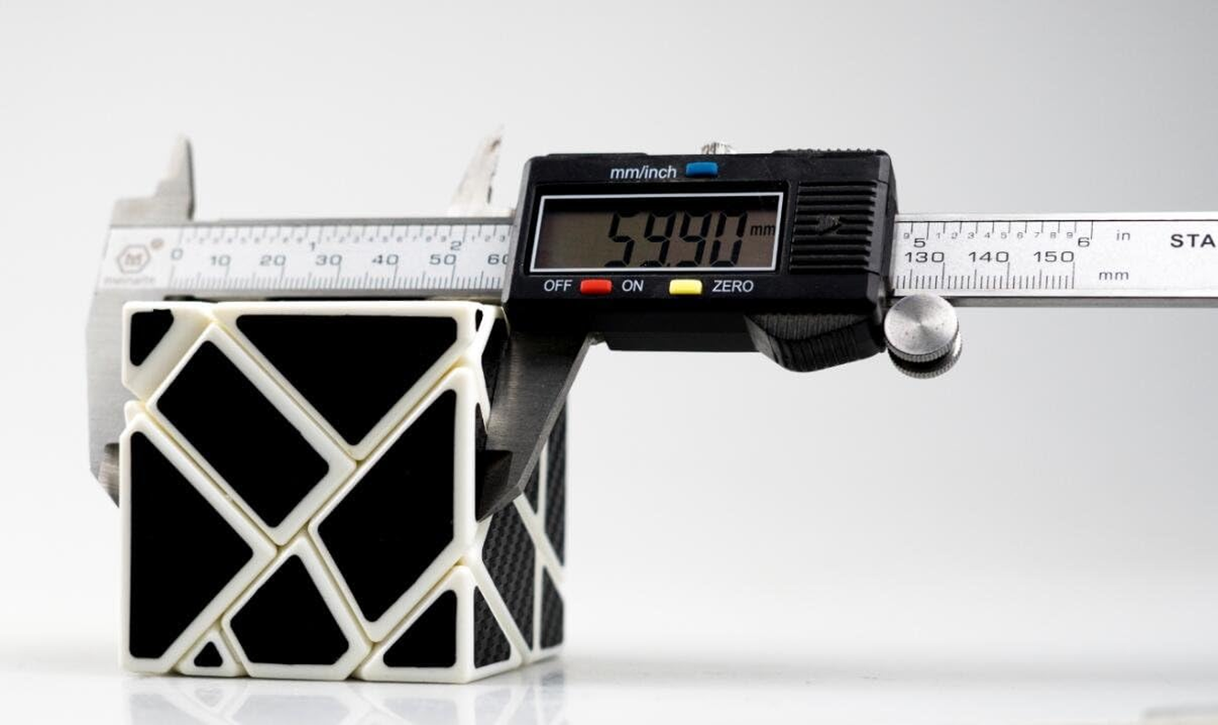 Cuberspeed Ghost 3X3 White with Black Sticker Magic Cube 3X3 Ghost White 3X3X3 Speed Cube Black Sticker