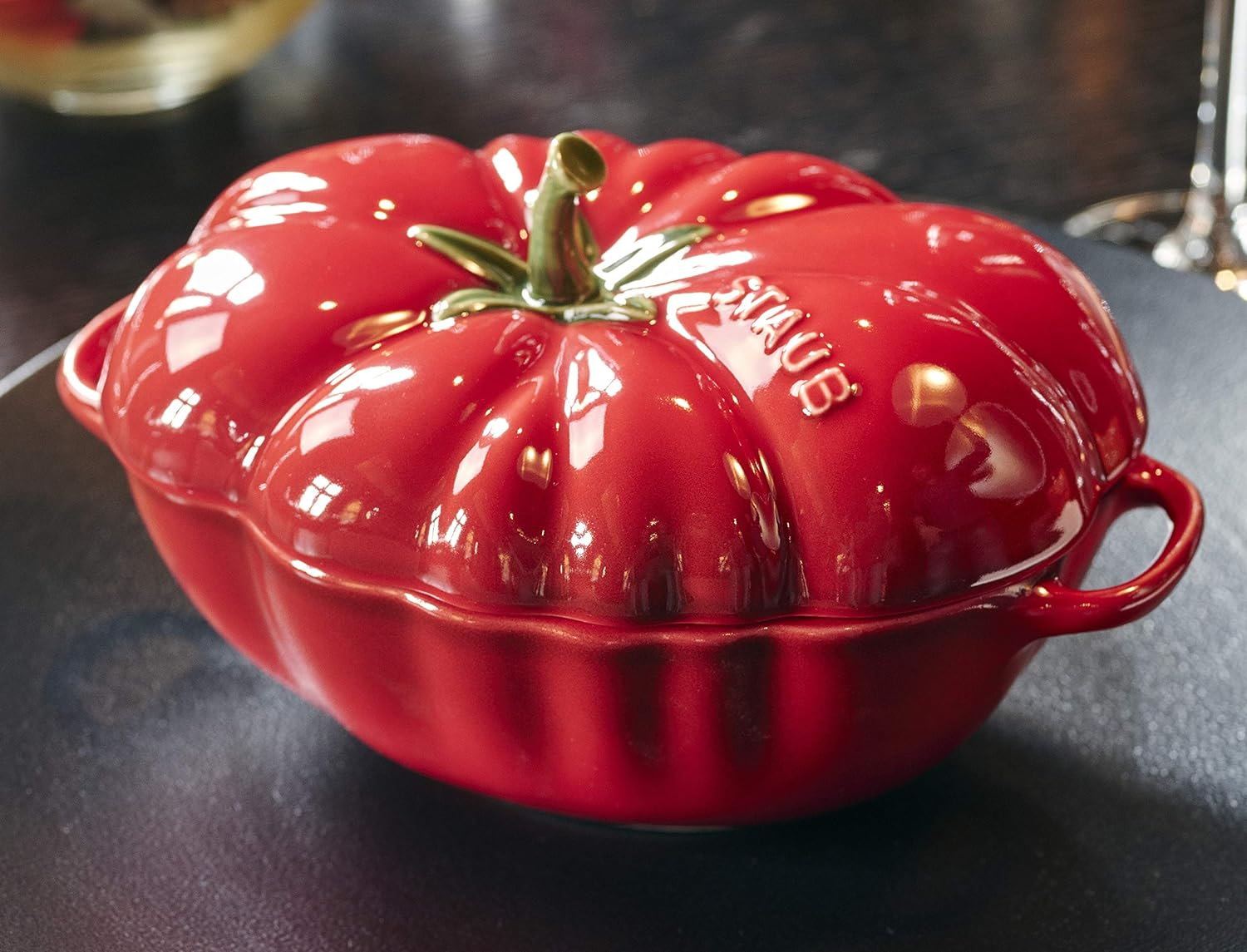 Staub Tomato Casserole 40511-855-0 Enamelled Surface Ceramic