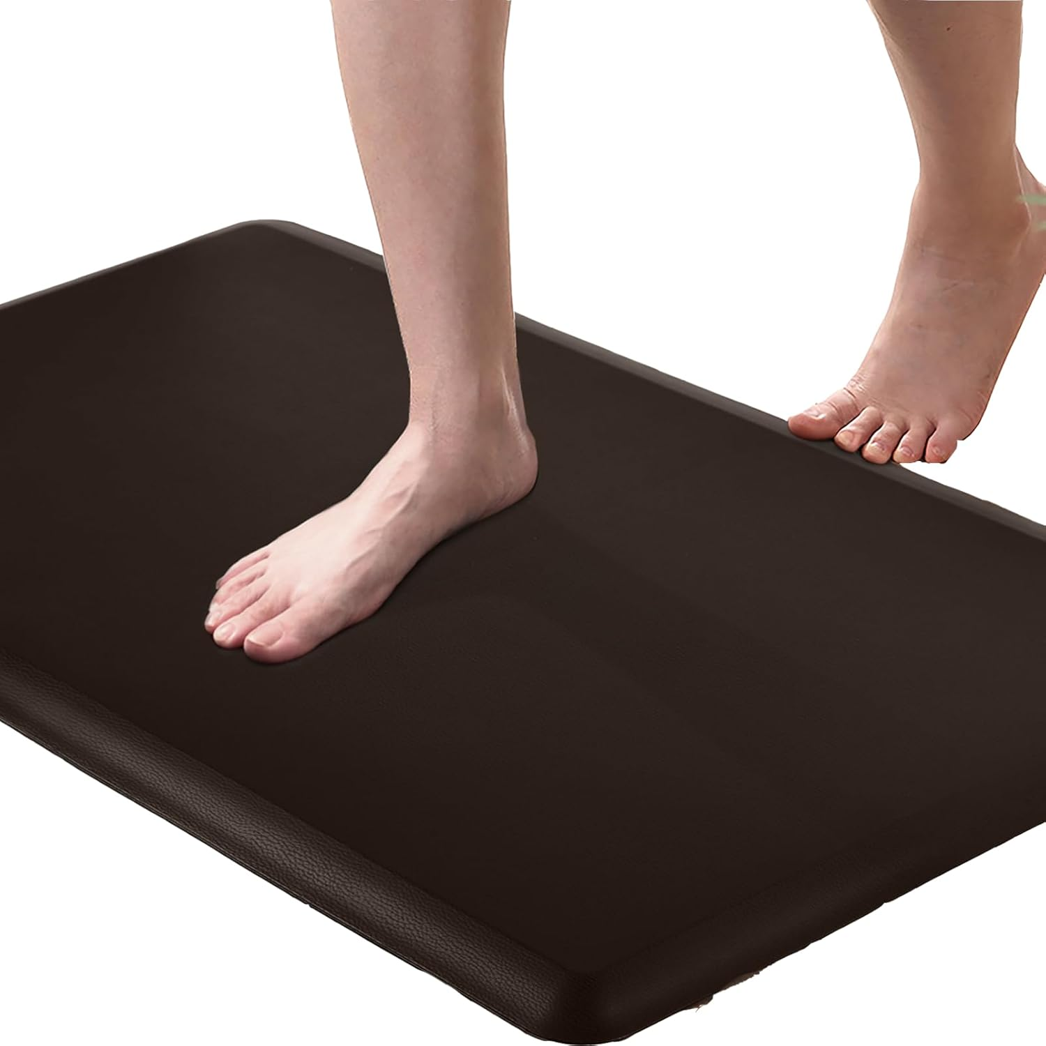 Art3D anti Fatigue Mat Kitchen, Non-Slip Cushioned Kitchen Mats Comfort Standing Desk Mats for Kitchen, Floor, Office, Sink, Laundry, 71X44X1.2 CM, Black