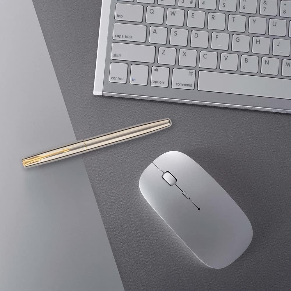 Parker Frontier Stainless Steel Gold Trim Blue Ink Roller Ball Pen image number 1