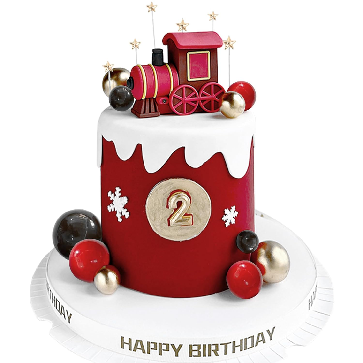 Christmas Train Cake Decoration Train Cake Topper Train Theme Birthday Decorations Baby Shower Party Supplies Baby Shower Cake Decoration