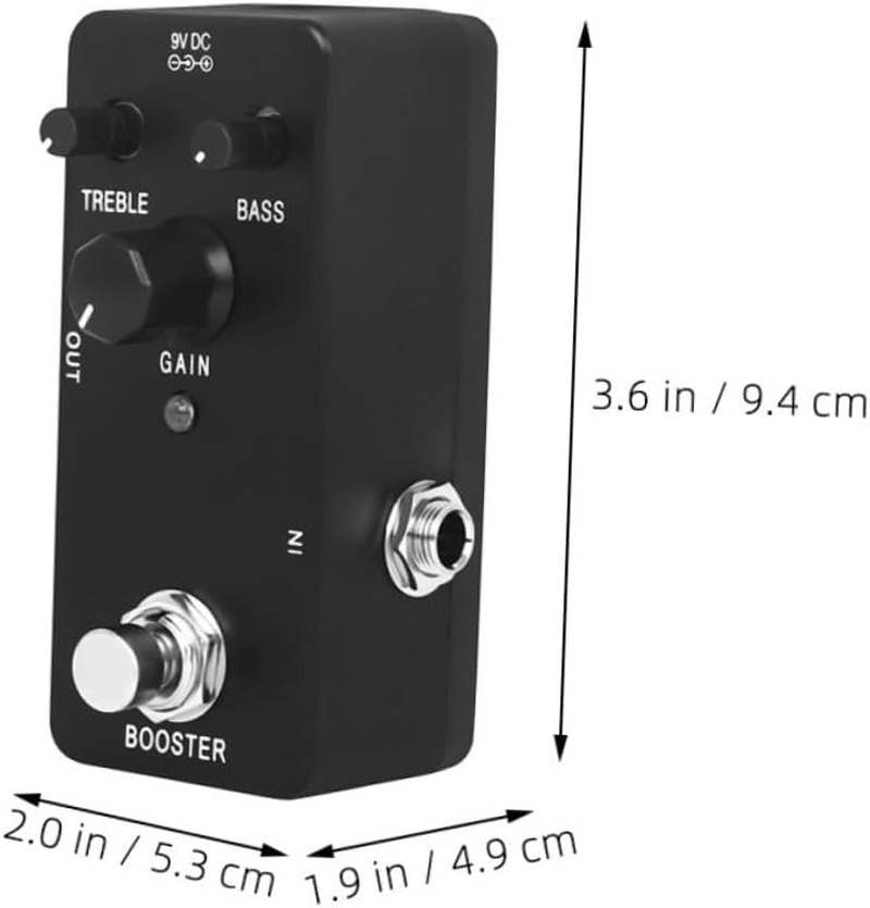 Kisangel Electric Guitar Effects Delay Pedal Analog Stereo Delay Guitar Pedals High Gain Pusher Effect Accessory Power Supply image number 1