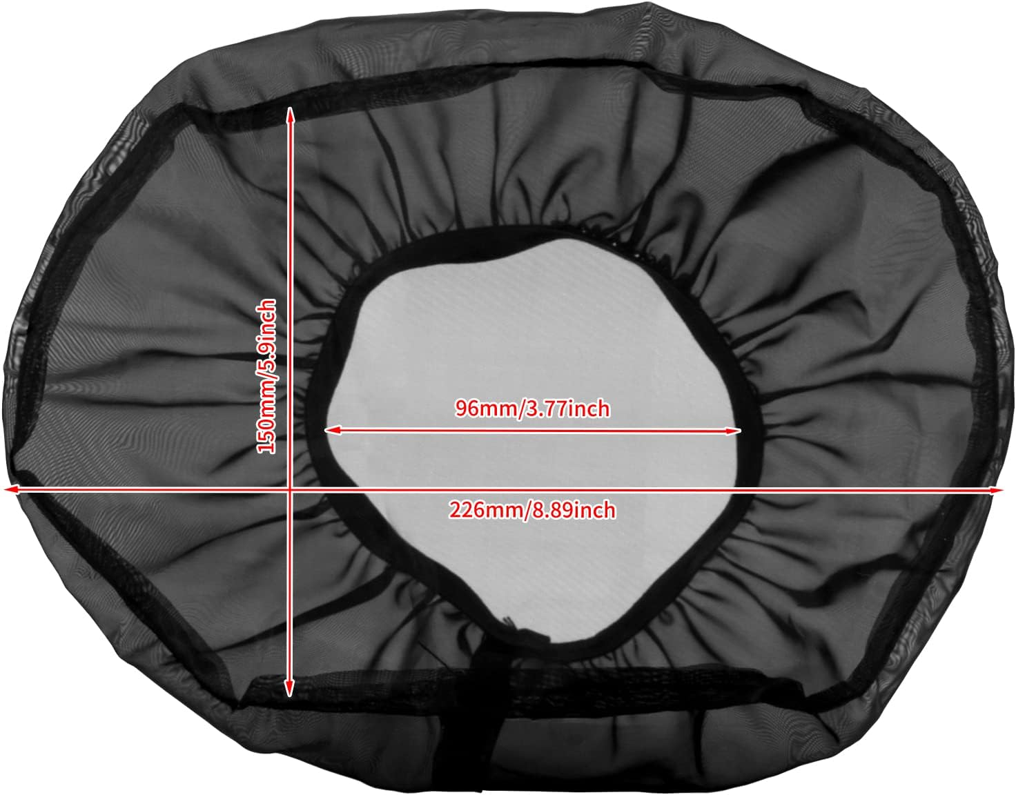 HDBUBALUS Motorcycle Air Filter Rain Sock Dustproof Protective Cover Fit for Harley 114 & 117 Dyna Touring Road King Street Glide Softail Dyna Sportster XL 883 1200 image number 1