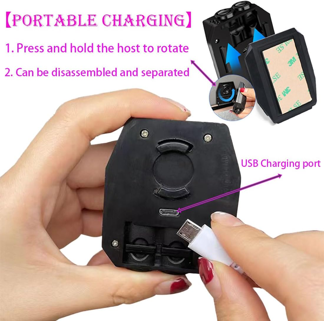 2 Pcs CAR Door Projector Lights,Car Door Lights Logo Projector,Welcome Courtesy Ghost Shadow Lamp,Car Door Welcome Lights Fit for All Car Models(Red)