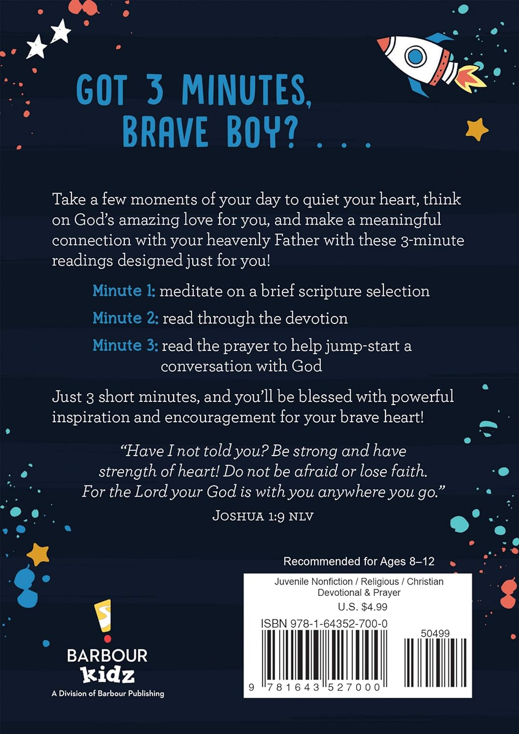 3-Minute Devotions for Brave Boys