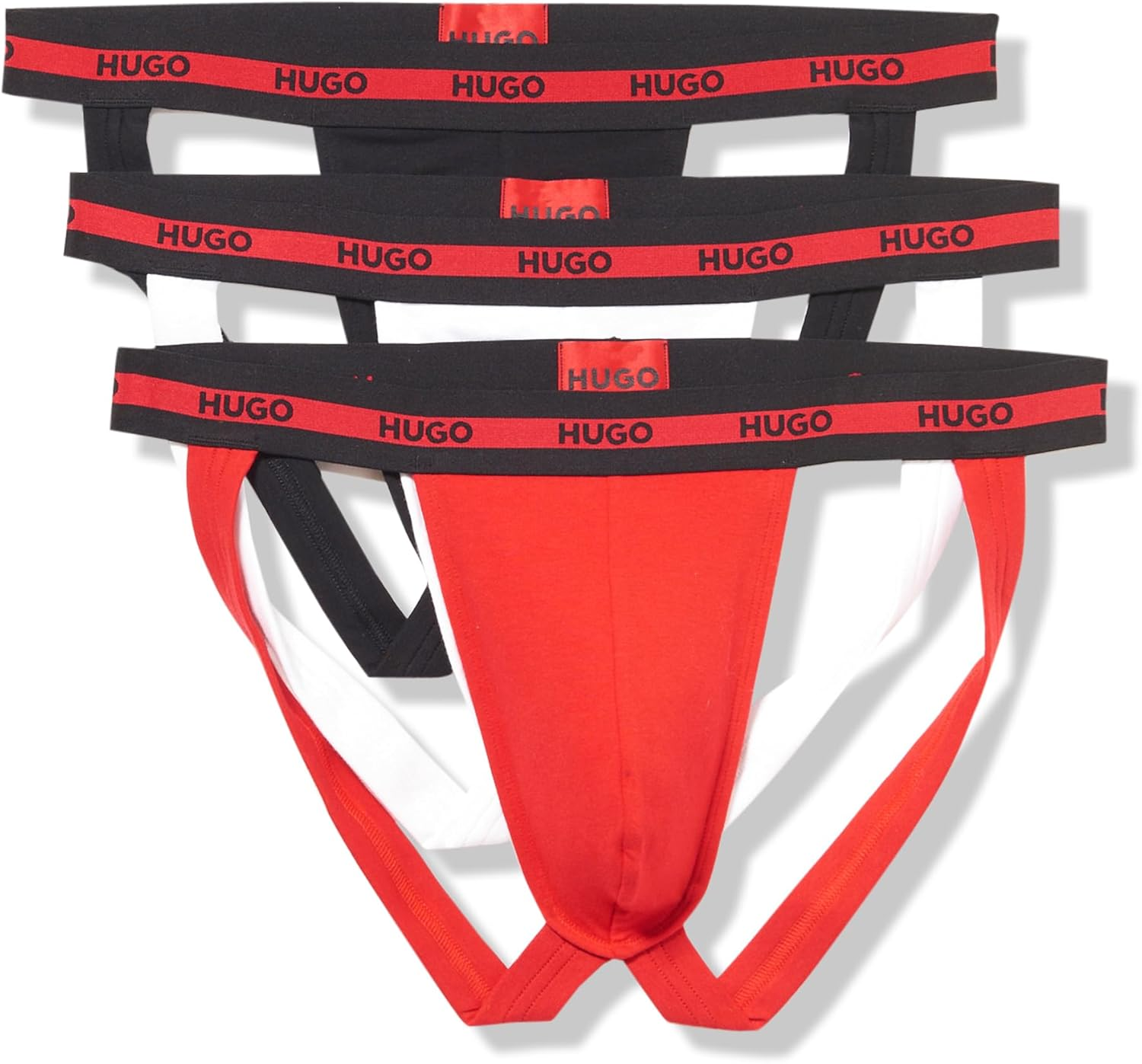 HUGO Men'S Planet Three Pack Jock Strap
