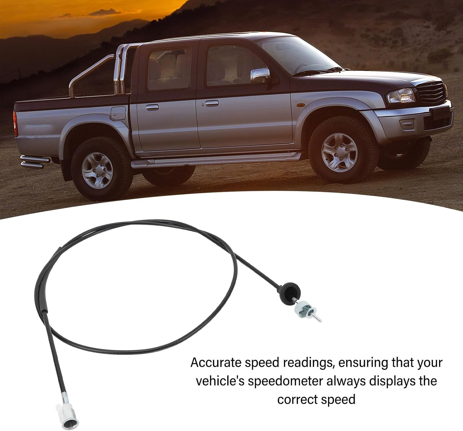 Speedometer Cable 0680‑55‑550 Speedometer Wire Drive Cable Assembly for B2000 B2200 B2500 B2600 1985 to 1998 image number 3