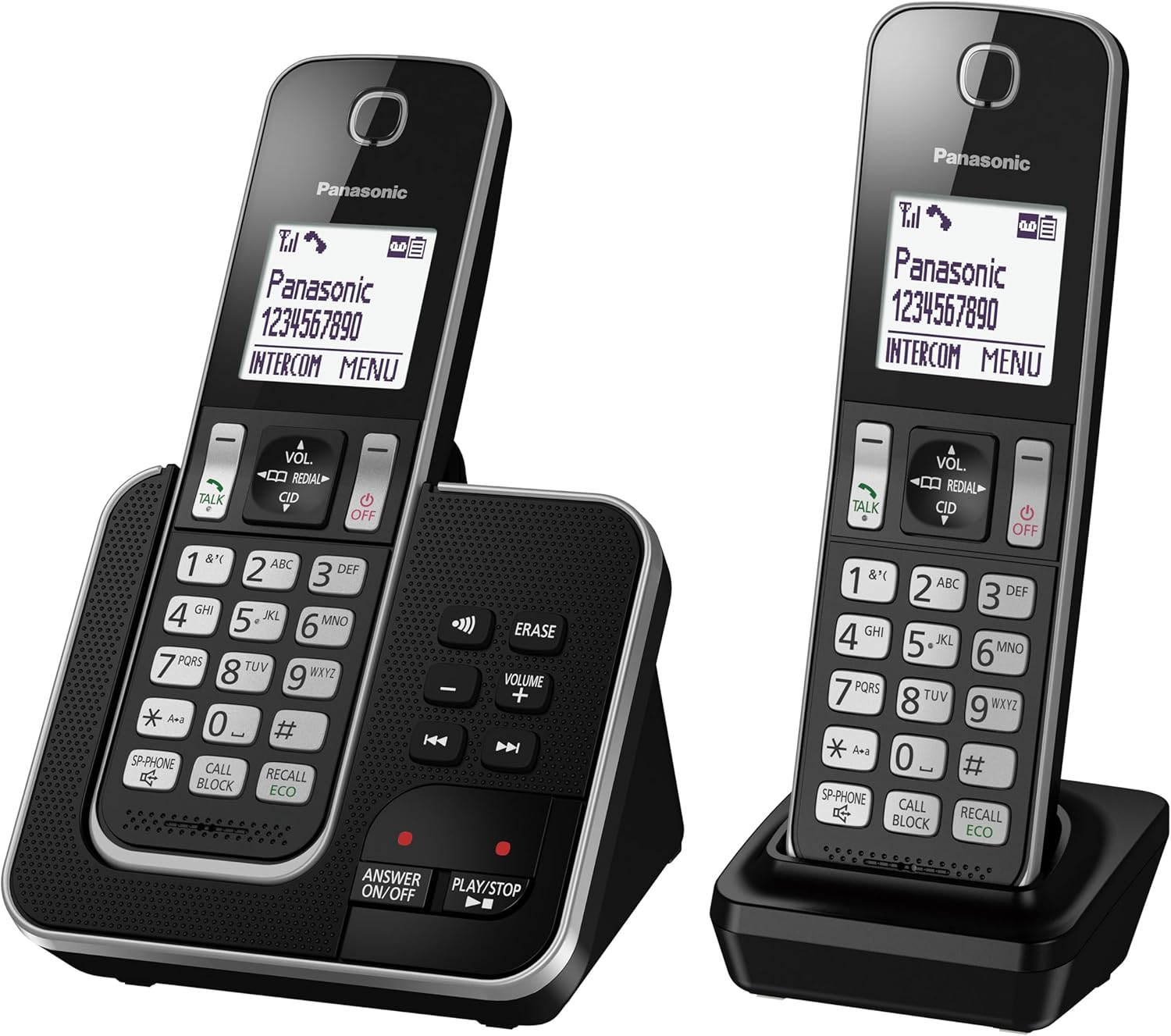 Panasonic KX-TGD622 Cordless Phone with Answering Machine (Hands Free Functionality) image number 1