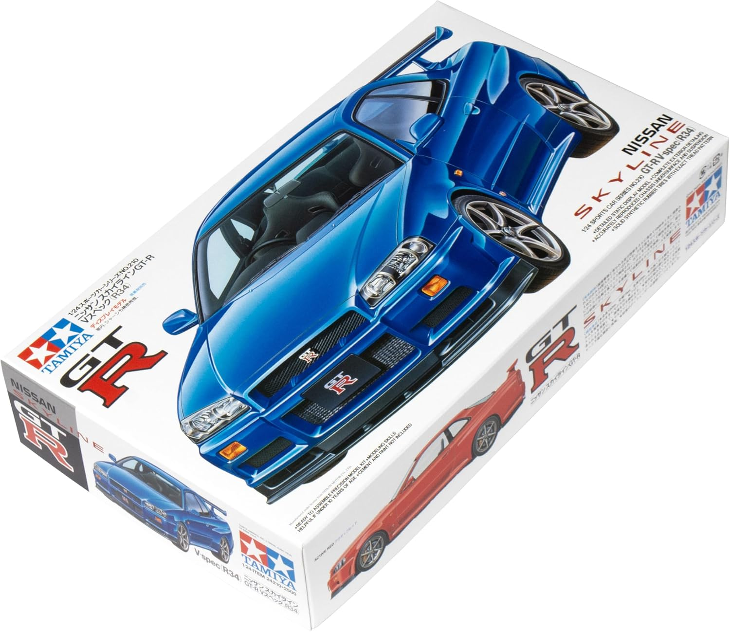 Tamiya Nissan Skyline GT-R V-Spec R36 1:24 Scale Model Kit image number 6