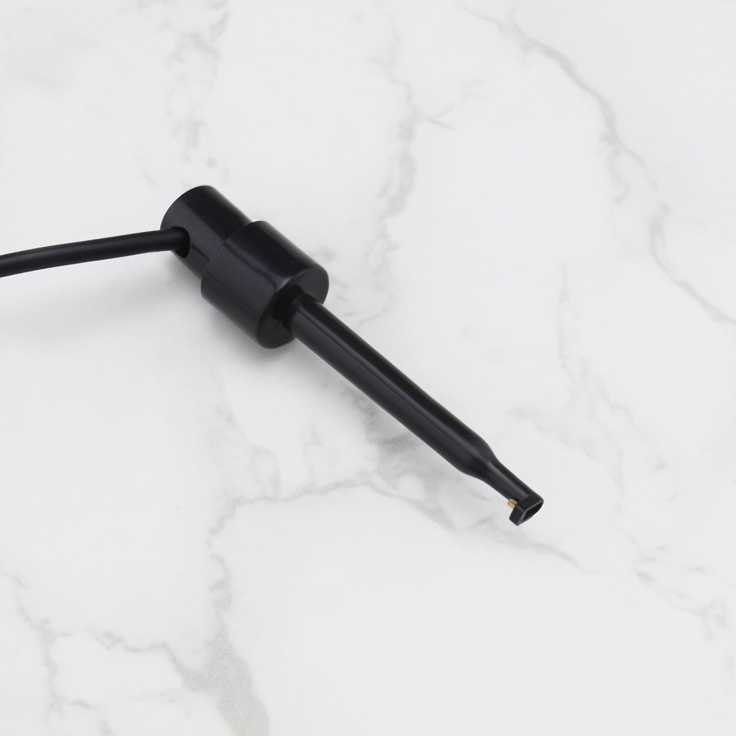 4Pcs 4Mm Banana Plug Micro Gripper Test Hook Clamp Gold Plated Connection Wire for Multimeter Electrical Testing Laboratory Application Red and Black image number 1