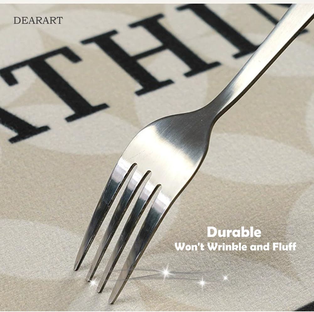 DEARART Bath Mat Bathroom Rug 60''W X 40''L Cm, Non Slip Absorbent Rugs, Thick Mats Carpet for Bathroom Floor Water Absorption, Comfortable and Dry Quickly, Set-5 image number 3