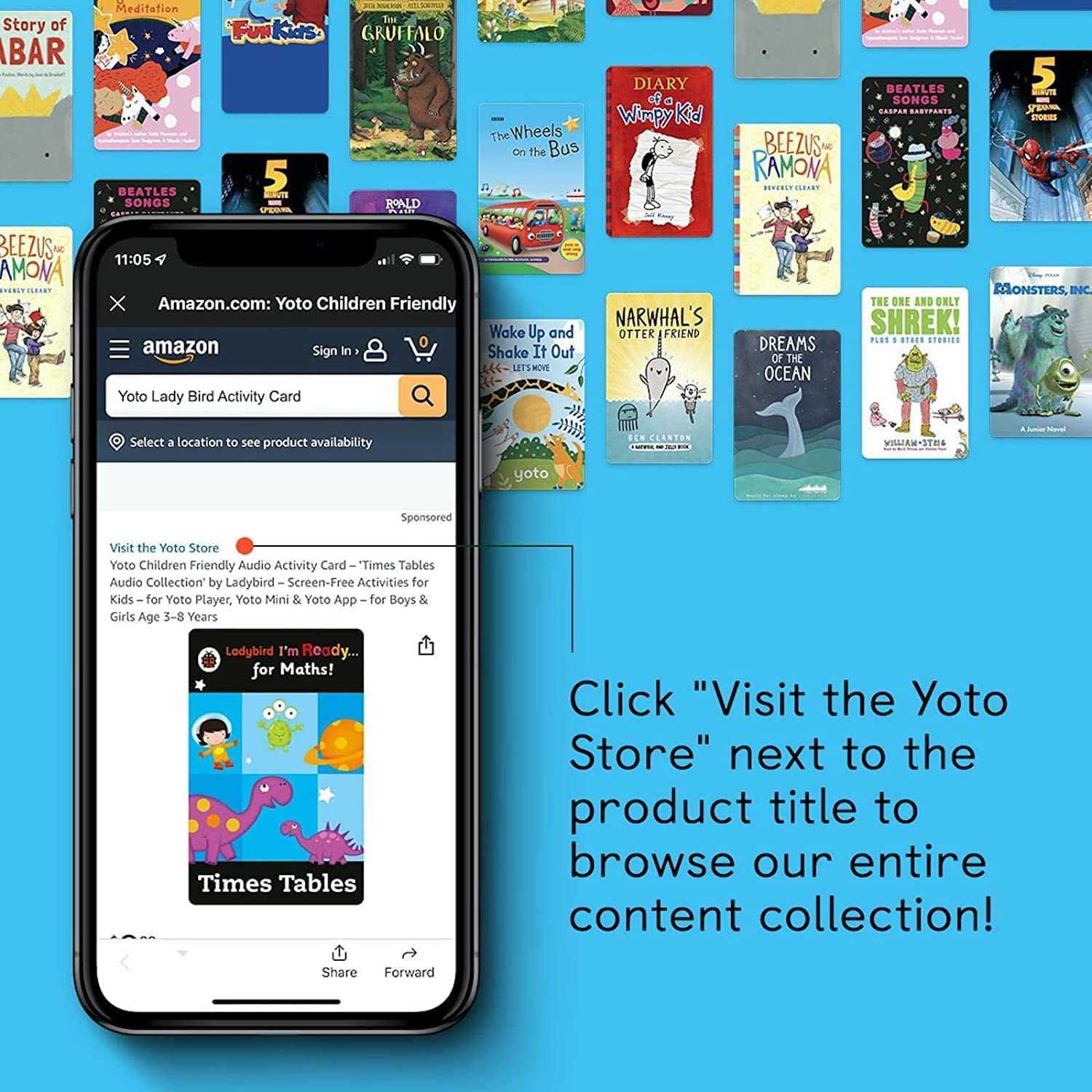 Yoto the Mog Collection &ndash; Kids Audiobook Card for Use with Player & Mini All-In-1 Audio Player, Educational Screen-Free Listening with Fun Adventurous Stories for Playtime Bedtime Travel, Ages 2+ image number 6
