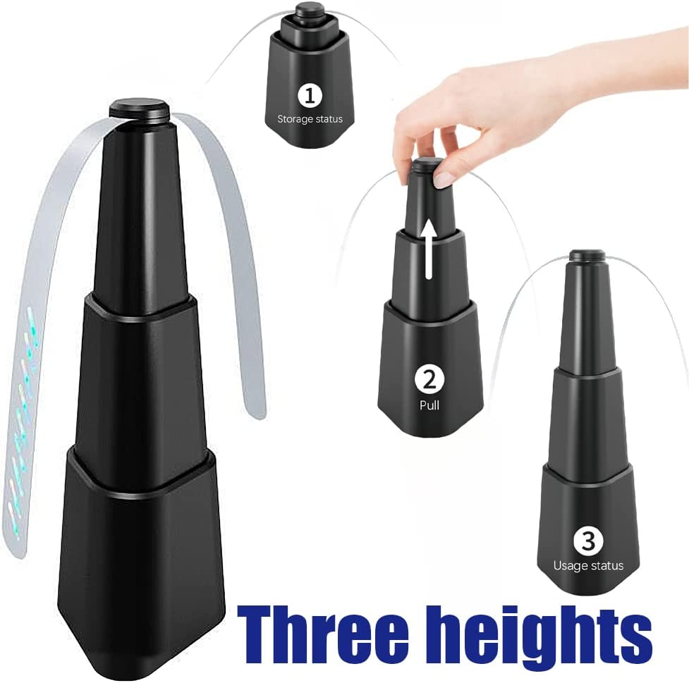 4 Pack Fly Repellent Fan for Tables, Insects Repellent Fly Fan with Holographic Blades, Portable Table Fly Fan for Outdoor Indoor Keep Flies Away image number 2