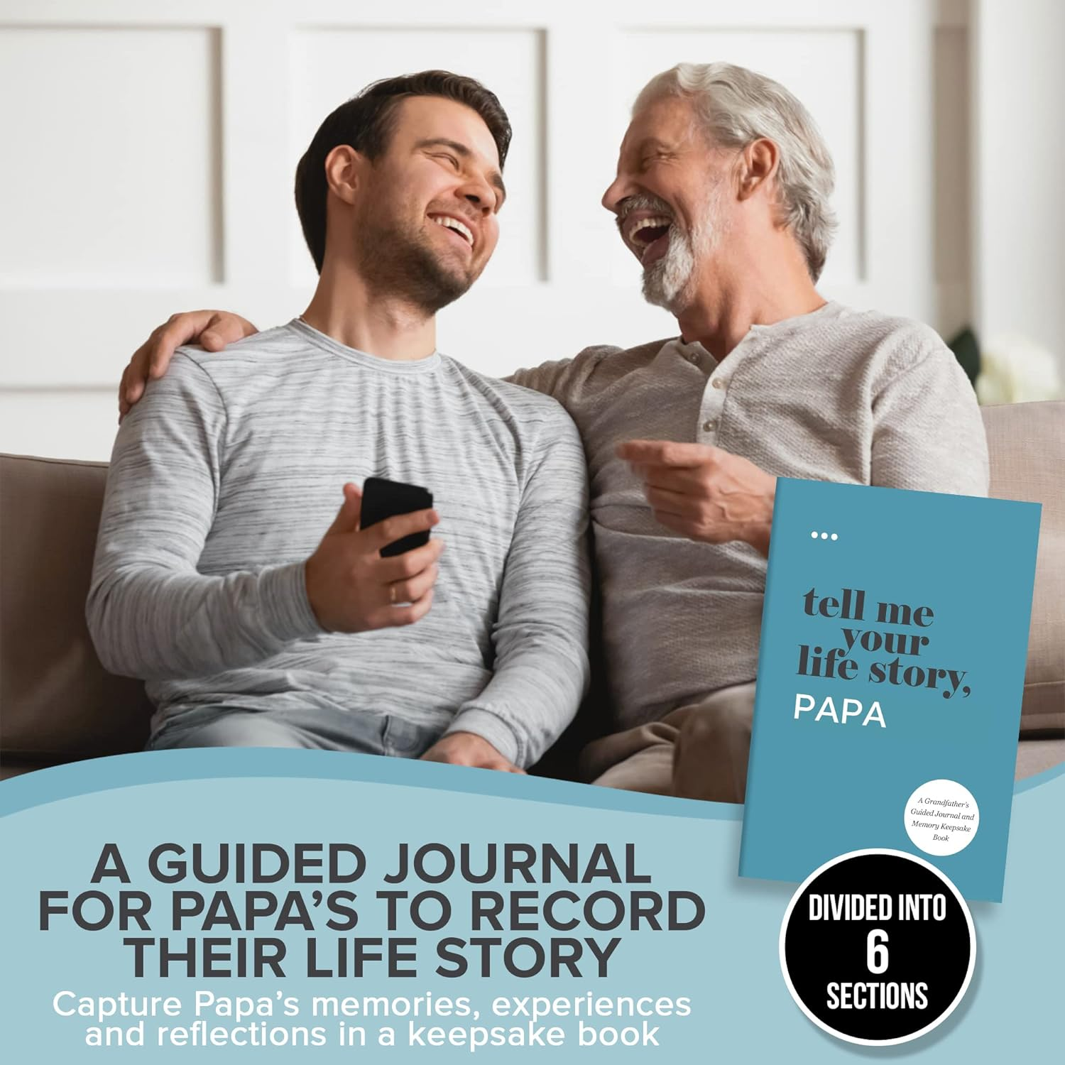 Tell Me Your Life Story, Papa: a Grandfather&rsquo;S Guided Journal and Memory Keepsake Book image number 2