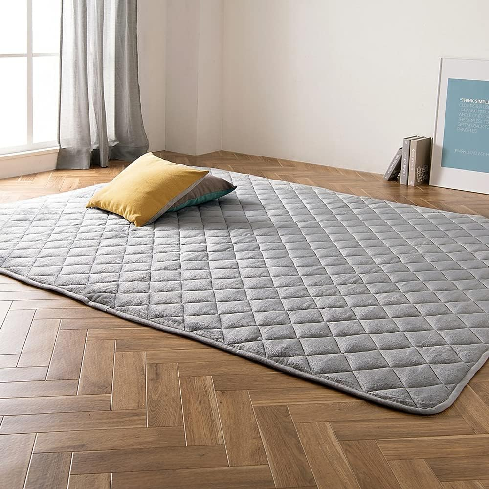 Iris Ohyama KSBA-2419 Kotatsu Futon, Rectangular, Heat-Storing, Velour Material, Stylish, 2 Rectangle 94.5 X 74.8 Inches (240 X 190 Cm) image number 1