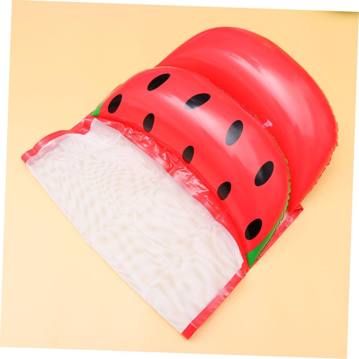 Swimming Pool Floating Mat Inflatable Hammock Ergonomic Backrest Watermelon Pattern Beach Fun image number 5
