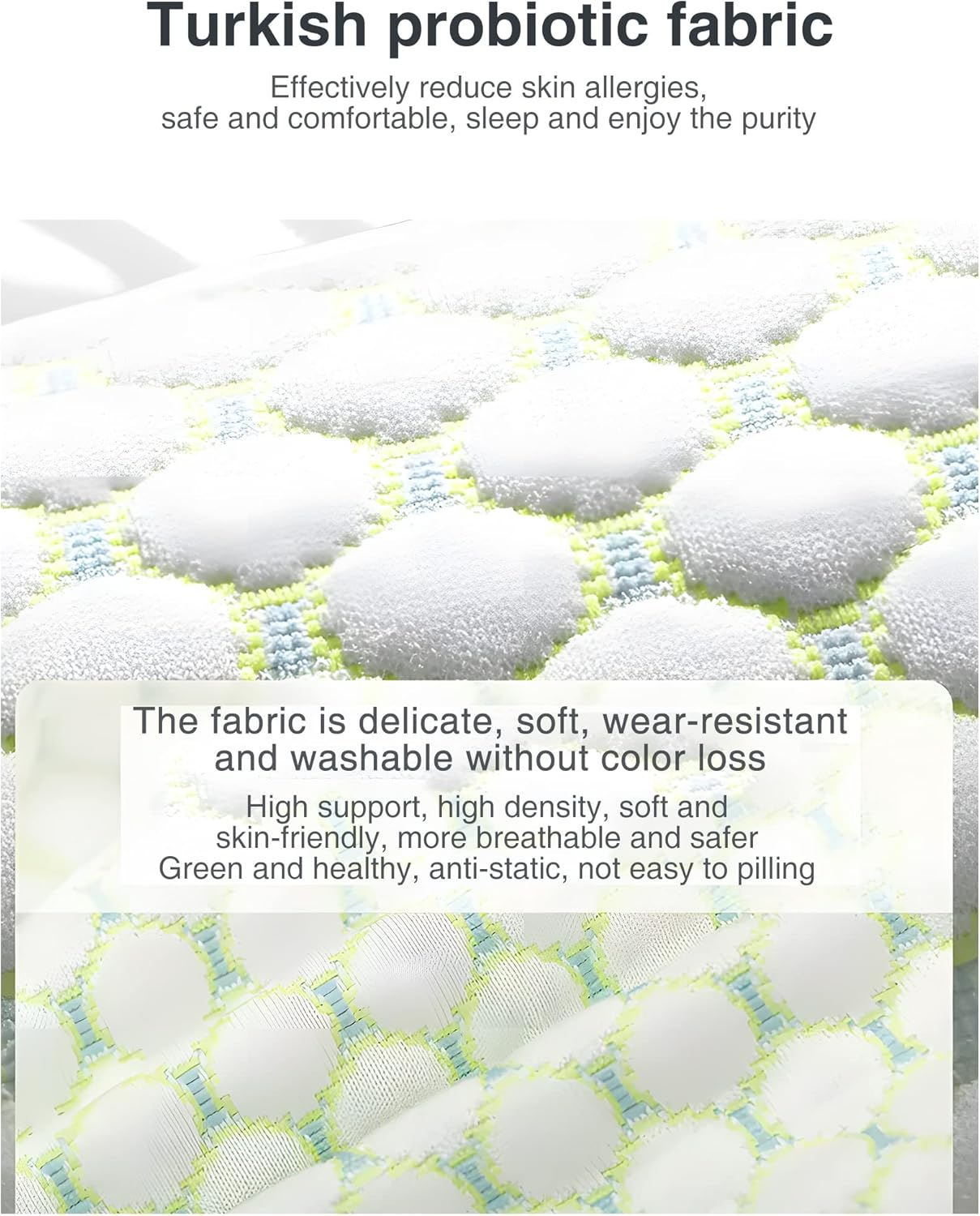 Busarilar Pregnancy Pillows for Sleeping, Maternity, Pregnancy Body Pillow Support for Back, Legs, Belly, HIPS of Pregnant Women, Detachable and Adjustable with Pillow Cover (Green, Small) image number 6