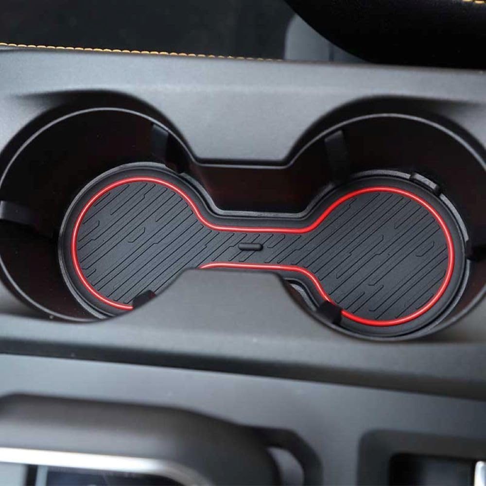 19Pcs Door Slot Mat Compatible with Ford Ranger Xl/Xlt/Lariat/Raptor 2023 2024 Accessories Door Compartment Cup Center Console Liners image number 6