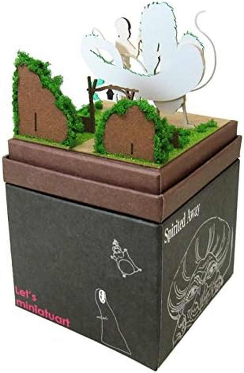 Sankei MP07-75 Studio Ghibli Mini Spirited Away Haku Dragon and Spirited Away Non-Scale Papercraft image number 3