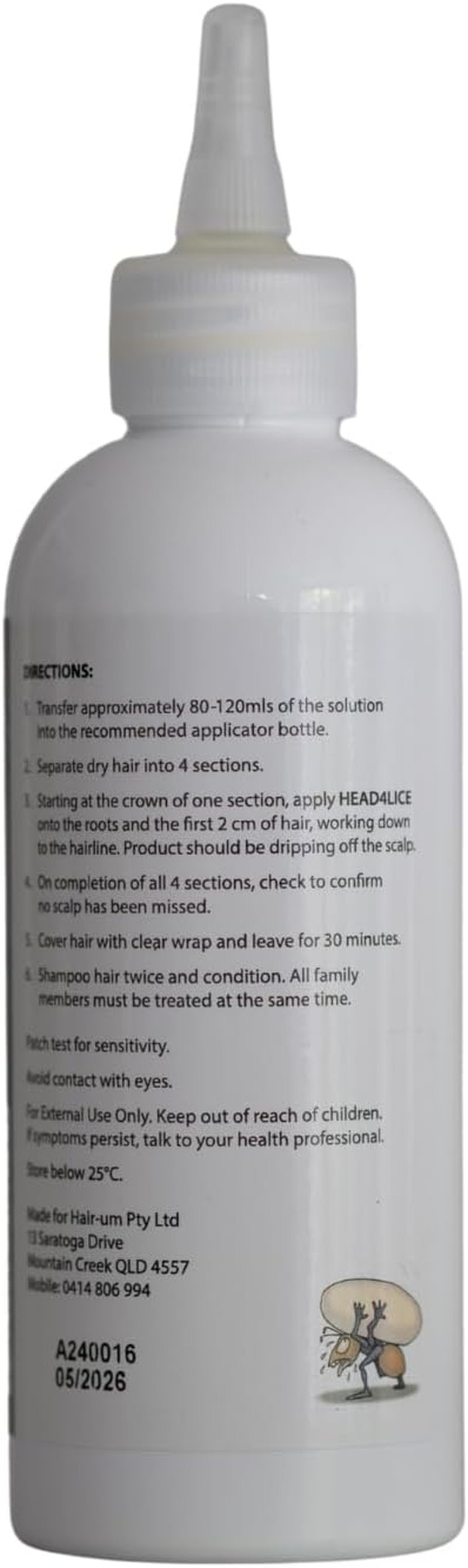 Licedoctors Head Lice Treatment Oil | Natural Essential Oils for Head Lice Care | Australian Made | 200Ml image number 4