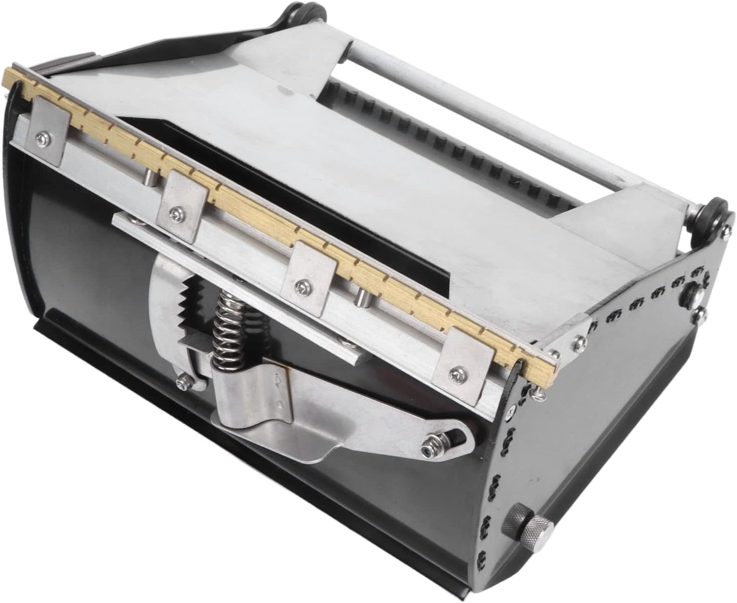 Drywall Flat Finishing Box, Aluminum Alloy Wallboard Mud Compound Putty Powder Finishing Box, Wall Plastering and Scraping Flat Box Tool for Wall Painting (8 Inch) image number 1