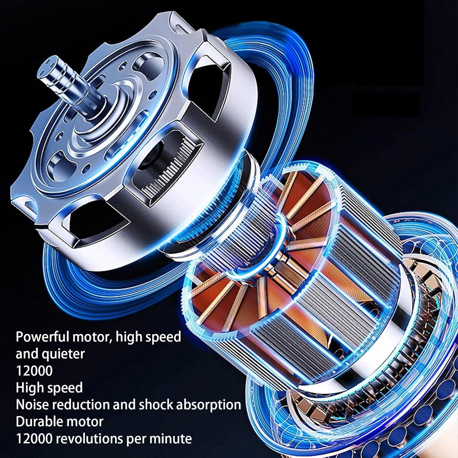 Electric Foot File, Adjustable Feet Rasp, Rough Skin Remover 15.8X6.5X3.2Cm/6.22X2.56X1.26 Inches Efficient and Powerful Foot Care for Father, Mother, Wife, Husband, Siblings image number 2