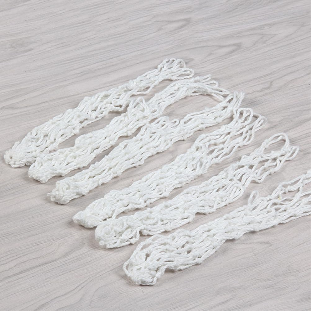 WADY 6Pcs Billiards Mesh Bag, Billiards Table Pocket, Pool Table Pockets Snooker Table Pockets, Pool Table Net Pouch Durable Cotton Accessories Billiard Net Bag Snooker Pocket for Sports Pool Halls image number 1