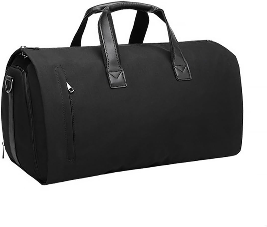 Garment Bags, Convertible Garment Bag with Shoulder Strap, Shoes Compartment, Carry on Travel Suit Bags, 2 in 1 Garment Duffle Bag for Men Women Weekender Bag (Extra Large Dark Black) image number 4