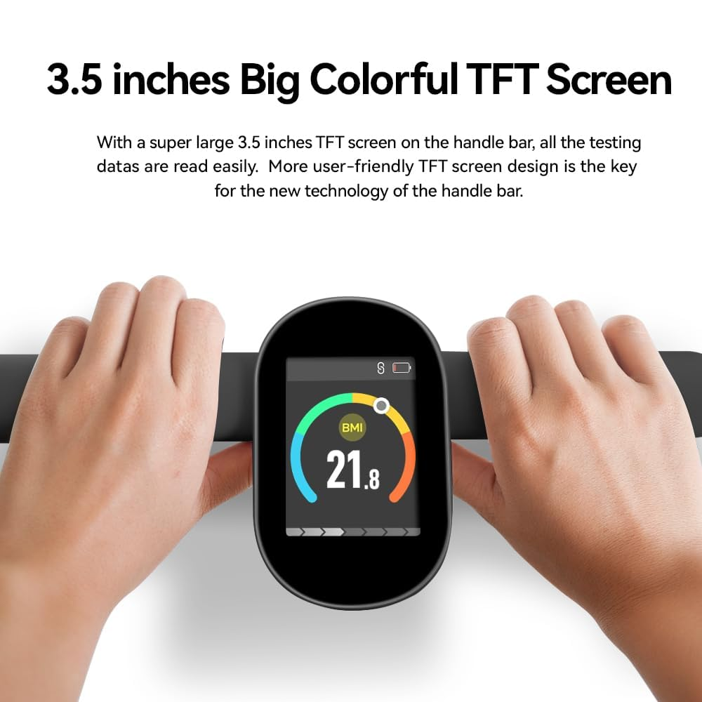 Fitdays Body Fat Scale | Advanced 8 Electrode Smart Scale for BMI / 20+ Body Metrics | Full-Color LED & High Precision | Bathroom Weight Scales for Fitness/Weight Loss | (FG2305ULB-BLACK-AU) image number 6